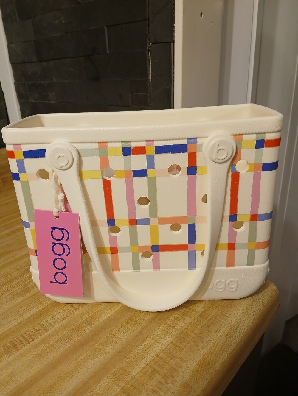 Bogg Bag NWT Plaid Tote